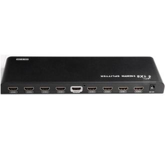 DKD Home Decor Splitter 1x8 Hdmi Soporta Full Hd, 3d, V&iacute;deo 4kx2k Hdcp Lenkeng Lkv318edid