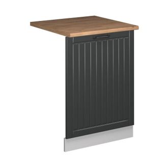 Vicco Panel Frontal Del Lavavajillas Fame-line, Antracita Casa De Campo, 60 Cm, Et Roble Vicco