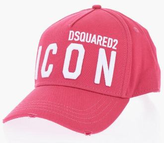 Dsquared2 ICON Vintage Effect Cap with Embossed Embroidery size Unica