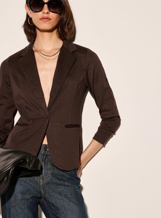 Ichi Womens Supple cinched Blazer Jacket