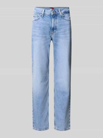 Tommy Jeans Slim Fit Straight Leg Jeans aus Baumwollmix Modell RYAN in Hellblau, Gr&ouml;&szlig;e 38/32