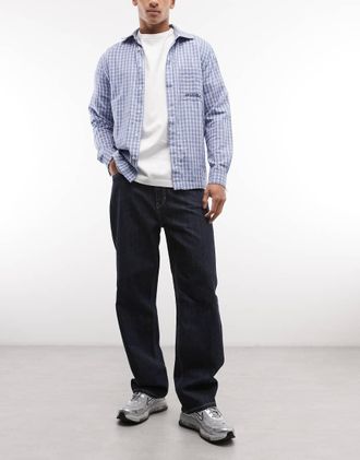 Weekday Galaxy - Jeans a gamba larga blu risciacquato