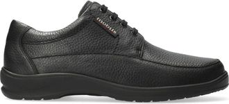 Mephisto Ergonomische zwarte schoenen - Ezard - Heren - Veterschoenen - Zwart - 38 1/2 EU - Leer - Schoenen