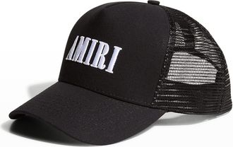 Amiri Men & apos;s Core Logo Trucker Hat
