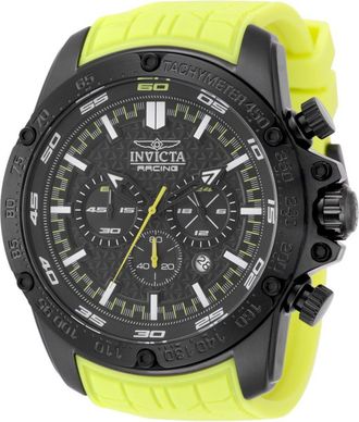 Invicta Speedway 50314 Herenhorloge - Quartz Uurwerk - Roestvrij Staal met Zwarte Wijzerplaat - 52 mm