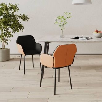 vidaXL Furniture Limited - Sillas De Comedor 2 Unidades Cuero Sint&eacute;tico