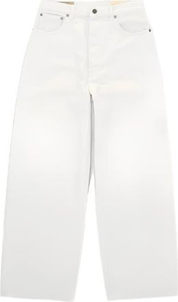Fortela Jaron Wide-Leg Bull Cotton Trousers in White at Nordstrom, Size 26 Eu