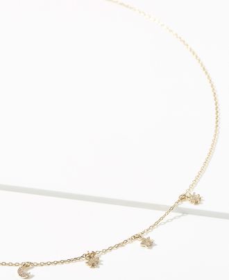 Simons Womens Starry chain necklace