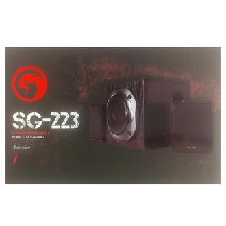Trade Shop Trade Shop - Altoparlanti Marvo Scorpion Sg-223 Speakers Sistema Audio 2.1 Canali Suono Stereo