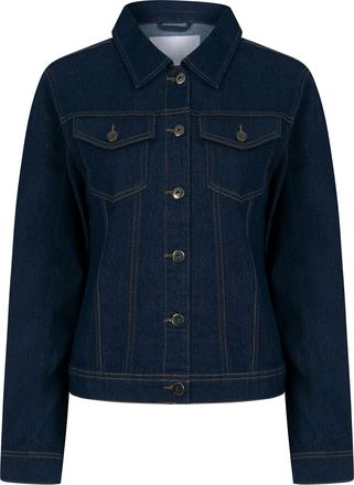Amara Reya Womens Mesa Stretch Cotton Lightweight Casual Denim Summer Jacket