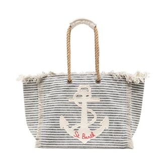 MC2 Saint Barth Tote Bags, female, Gray, Size: ONE SIZE Tote Bag