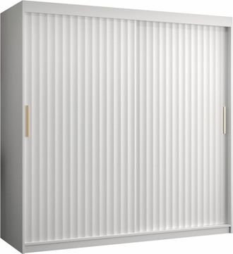 Mirjan24 Armario Hartford 335, Blanco, 200x180x62cm, Puertas De Armario: Correderas, N&uacute;mero De Estantes: 0