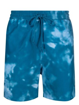 Carhartt Work in Progress Zwembroek met tie-dye print - Blauw