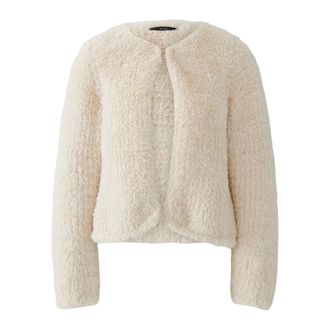 Oui Giacche in ecopelliccia e shearling - - Jackets - Donna - Beige - M