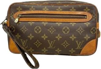 Louis Vuitton unisex, Pre-owned, Bruin, Maat: ONE Size Leer