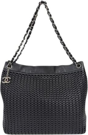 Chanel Pre-owned Tote Bag - Dames - Vintage Shopper - Zwart - ONE Size - Leer - Vintage