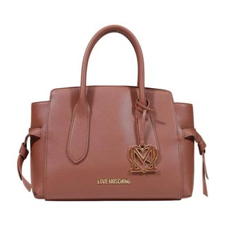Love Moschino Tote Bag - female - Love Moschino - Shopping Bags - Brown - ONE SIZE - Bags