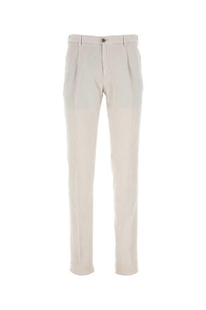 Pantaloni Torino Off White Lyocell Blend Pant