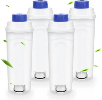 OEM Filtro De Agua - Apto Para Delonghi Ecam Dlsc002 - F&aacute;cil Instalaci&oacute;n - Reemplazo Del Filtro De Agua - 4 Piezas - Azul/blanco