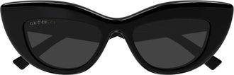 Gucci Cat Eye Zonnebril - Dames - Zonnebrillen - Zwart - 50 MM - Accessoires