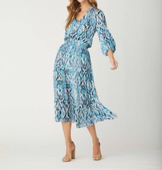 Shoshanna Naya Dress In Blue Multi