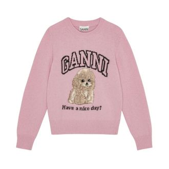 Ganni Mujer, Jerseys, Rosa, Talla: M