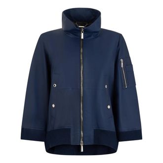 Moorer Olli-Stp Jas - Dames - Jassen - Blauw - Maat: XS Poliester