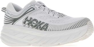 Hoka One One Mens Two-Tone Fabric Bondi 7 Sneakers Cosmicgreystardust