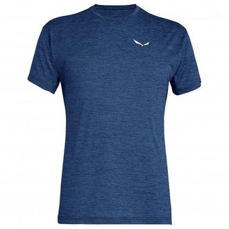 Salewa Puez Melange Dry S/S Tee T-Shirt für Herren | blau