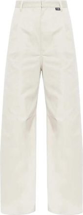 Maison Margiela geplooide broek met wijde pijpen