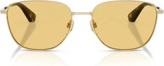 Burberry Be 3171 Zonnebril - unisex - Zonnebrillen - Geel - 57 MM - Nylon - Accessoires