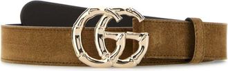 Gucci Brown Logo Buckle Belt