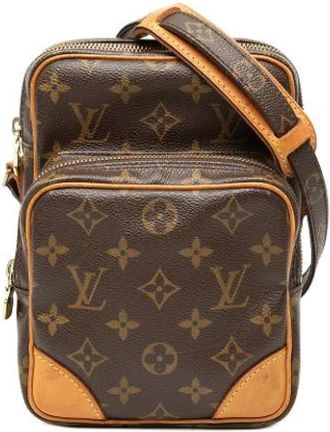 Louis Vuitton Pre-owned Amazone Cross Body Bag - Dames - Vintage Schoudertas - Bruin - ONE Size - Vintage