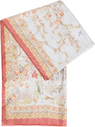 Etro Orfeo Printed Silk Scarf - Brown - One Size