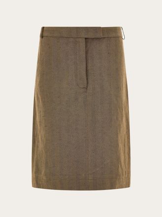 Ferragamo Women Knee length skirt Brown