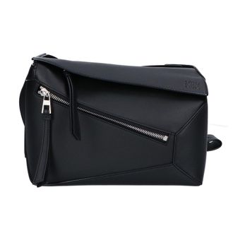 Loewe Black Leather Shoulder Bag (Pre-Owned)