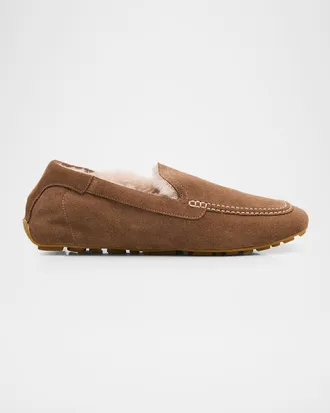Aquatalia Qalista Suede Driving Loafers