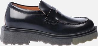 Off-white Mens Leather Sponge Loafers - Black/Multi - Size: 10