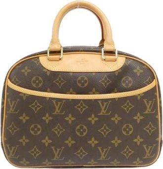 Louis Vuitton Pre-owned Handbags, female, Brown, Size: ONE SIZE Pre-owned Monogram Trouville Handbag