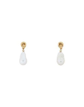 Shyla CHUNKY-KNOT-EARRINGS-PEARL
