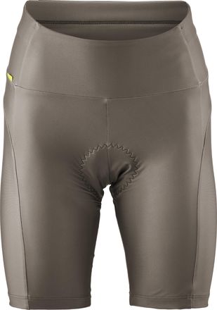 Gonso Fahrradhose GONSO Essential Shorts Soft Touch W, Damen, Gr. 44, Normalgr&ouml;ssen, grau (terragrau), 74% Polyester, 26% Elasthan, Hosen Fahrradhose, Beweg