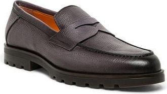 Santoni Rock Penny Loafer in Grey at Nordstrom Rack, Size 12