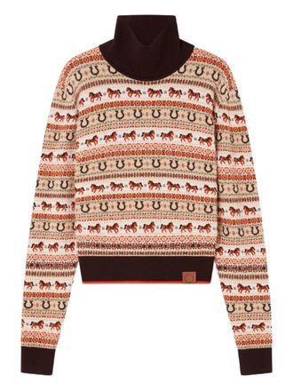 Stella McCartney Maglione Fair Isle a collo alto - Toni neutri