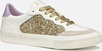 Geox Womens D Emmeleny Womens Trainers - Gold - Size: 7.5