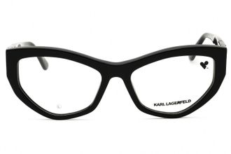 Karl Lagerfeld KL6211 Cat-Eye Acetate Eyeglasses - Black