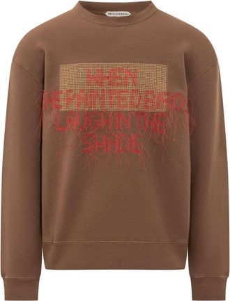 J.W.Anderson Brown Crew Neck Sweatshirt