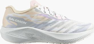 Salomon Women Aero Volt Running Shoe In Tender Peach/pearl Blue/white