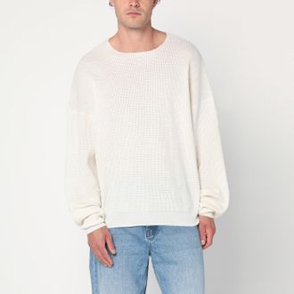 Fear of God Maglione bianco nuvola in misto nylon