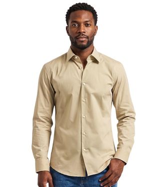 HUGO BOSS Beige Slim Fit Shirt