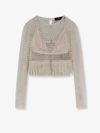 PatBo Top crochet con perline all-over - PATBO - gender_Woman